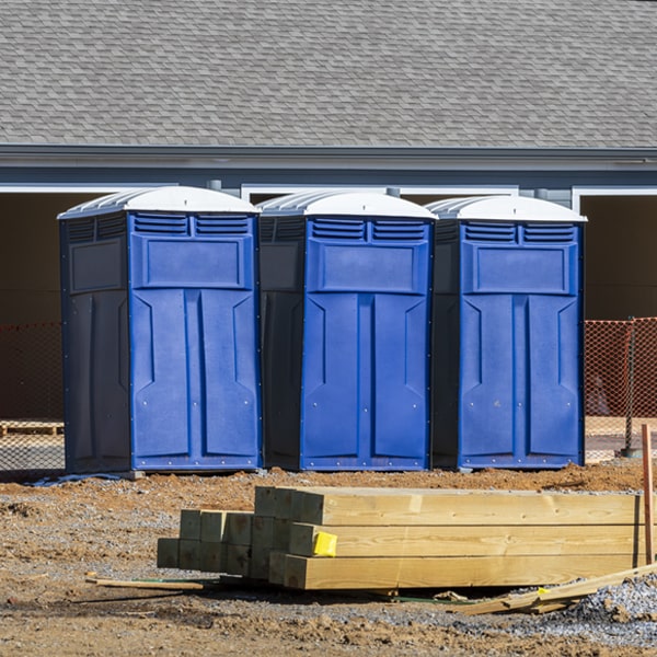 what is the maximum capacity for a single porta potty in Severance CO